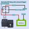 Losato JD1914 12V 40/30A 5-Piece Automotive Relay with Interlocking Harness