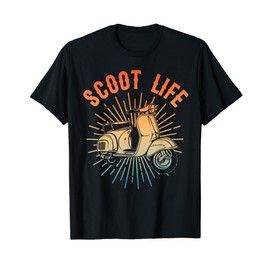 Funny Scooter Art For Men Women Motorcycle Scooter Lover T-Shirt