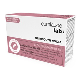 YUAKUOD UDE Lab Serotogyn Nocta Complemento Alimenticio Indicado para Combatir el Insomnio Durante la Menopausia, con Melatonina, Magnesio, Vitaminas 