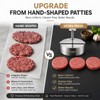 UFORU 4.5 Inch Burger Press,304 Stainless Steel Hamburger Patty Maker,Heavy