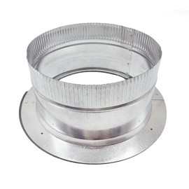 HVAC premium Stick-on Collar Duct Without Damper | Galvanized Steel Metal Collar Duct 30-Gauge | 18" is Compatible with 18"