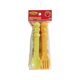 Bandai 2353751 Anpanman Party Spoon & Fork, 3 Pieces each, Made in Japan