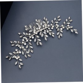 Beavorty Crystal Hair Comb Rhinestones for Brides Elegant Vintage Headdress for Weddings and Special Occasions Handmade Bridal Hair Accessory for Prom and Engagement Events