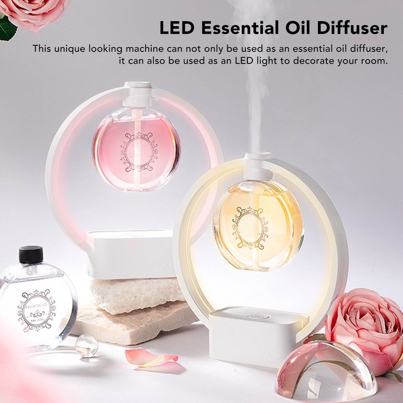 Essential Oil Diffuser USB Automatic Spray Lightweight LED Light 1200mAh