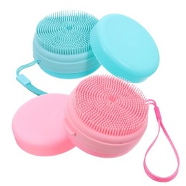 2 Cepillos Exfoliantes Corporales de Silicona, Depurador para Ducha y Lavado de Cabello