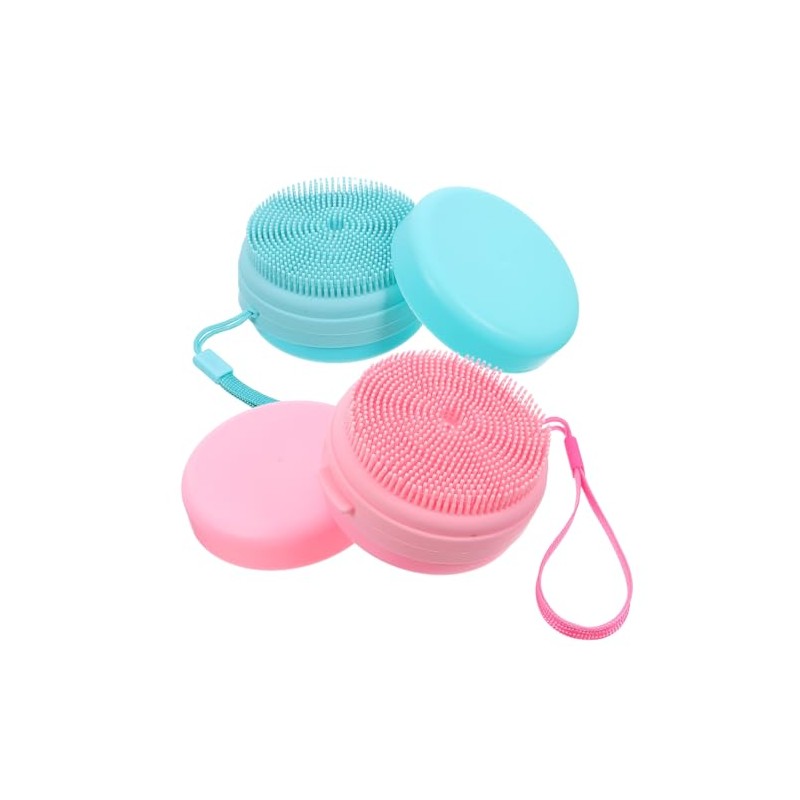 2 Cepillos Exfoliantes Corporales de Silicona, Depurador para Ducha y