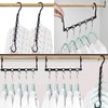 BDSHUNBF 2 Pack Clothes Drawer Organisers, with Hanger Hook, 7