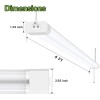 hykolity 42W Led Shop Light 4Ft 5000K Daylight Bright 4400