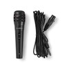 NEDIS MPWD15BK Uni-Directional Dynamic Microphone, sensitivity 72dB +/- 3dB, 80Hz-12kHz,