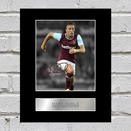 Mark Noble Signed Mounted Photo Display West Ham United