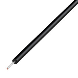 Kyowa Harmonet UL1007 AWG28 Heat Resistant Vinyl Insulated Wire, Reel Wind, 322.4 ft (100 m), Black