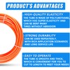 ERGAOBOY Orange 10M Polyurethane PU Air Hose Pipe Kit, 4mm