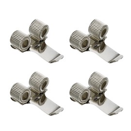 Coshar 4 Pack Pen Clipboard Holder Pen Holder Clips with Pocket Clip Pen Clip Organizer Portable Spring Pen Clips for Notebook Clipboard Journals Pictures