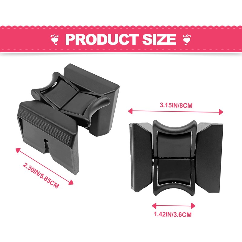 Black Center Console Cup Holder Insert Divider, Compatible with Lexus
