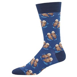 Socksmith - Nutria significativa para hombre, Azul, Talla unica