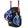 AIXXCUVQ Baseball Backpack with Shoe Compartments and Wet Pockets Lightweight