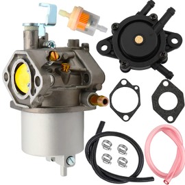 FE290 Carburetor & Fuel Pump Replacement for Golf Cart Club Car DS Precedent Turf Carryall Replaces 018056-01 1019056-01 1016438 101805601 101905601 016439 1016440 1016441 1998-UP