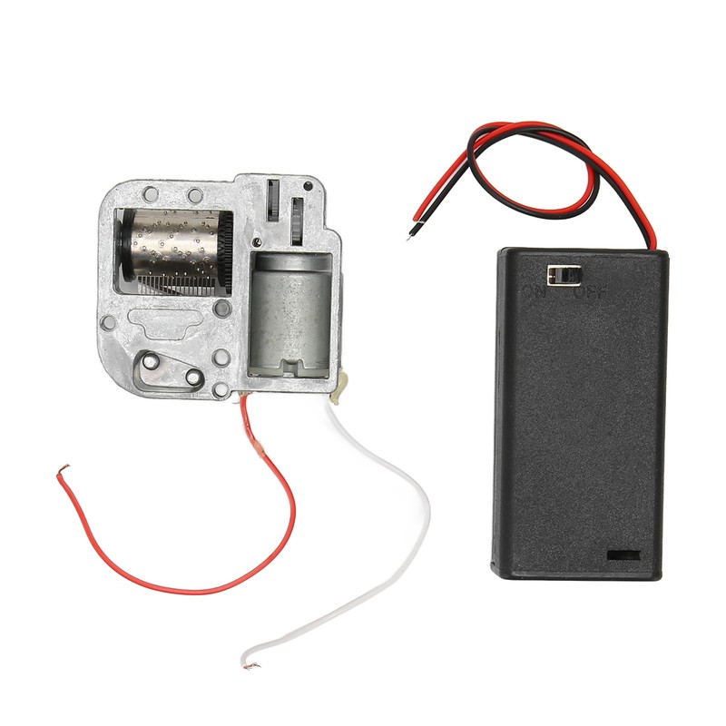 Windup Musical Movement 18 Note Pleasing Alloy Acrylic Easy Mounting