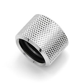Barrow 16mm - 16mm OD Twin Seal Hard Tube Extension - Shiny Silver
