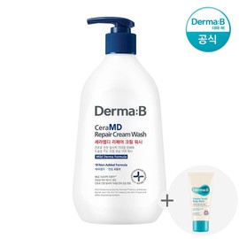Dermavi CeraMD Repair Cream Wash 400ml + 1 random tube / 더마비 세라엠디 리페어 크림 워시 400ml+랜덤튜브1개