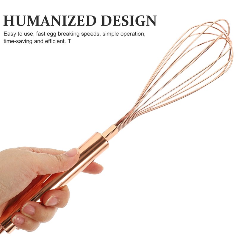 VOSAREA Mini Whisk Small Stainless Steel Whisk Kitchen Tiny Egg