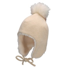 Sterntaler Girls' Inka Lurex Hat, natural