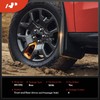 A-Premium Mud Flaps Compatible with Dodge Challenger 2015-2022 Coupe, No