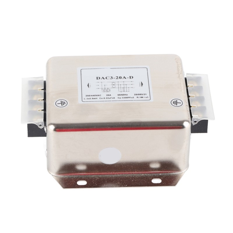 3 Phase Terminal Filter 3 Wire for Power Line Electronic