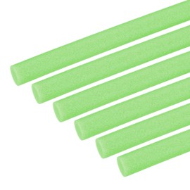 PATIKIL Backer Rod 13/16 in x 3.3 Ft, 6 Pcs Foam Rod Caulk Saver Expansion Joint Filler Rope Weather Strip Foam Noodle for Gaps Concrete Crack Filling DIY Craft (20mm Dia), Green