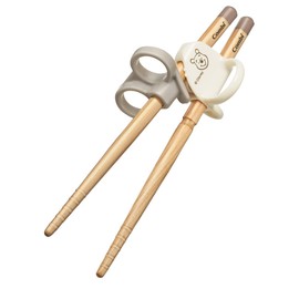 Combi Winnie the Pooh Wooden Chopsticks for the First Time, For Right Hand, Ages 2 and Up, White