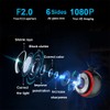 Dash Cam Wifi Cell Phone Connected Driving Recorder, Riloer 1920×1080P
