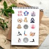 UDNFHL 100 Yoga Themed Stickers, Creative Graffiti Stickers That Can