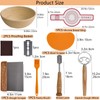 GUXVNE 16PCS Bread Proofing Basket Kit, 9 In Round Sourdough