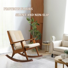Non Slip Furniture Rail Pads, Recliner Gripper Pads to Keep Furniture from Sliding Recliner Pads for Hardwood Floors Nonskid Under Recliner Mat for Protecting Floor Under Chair Floor Protector