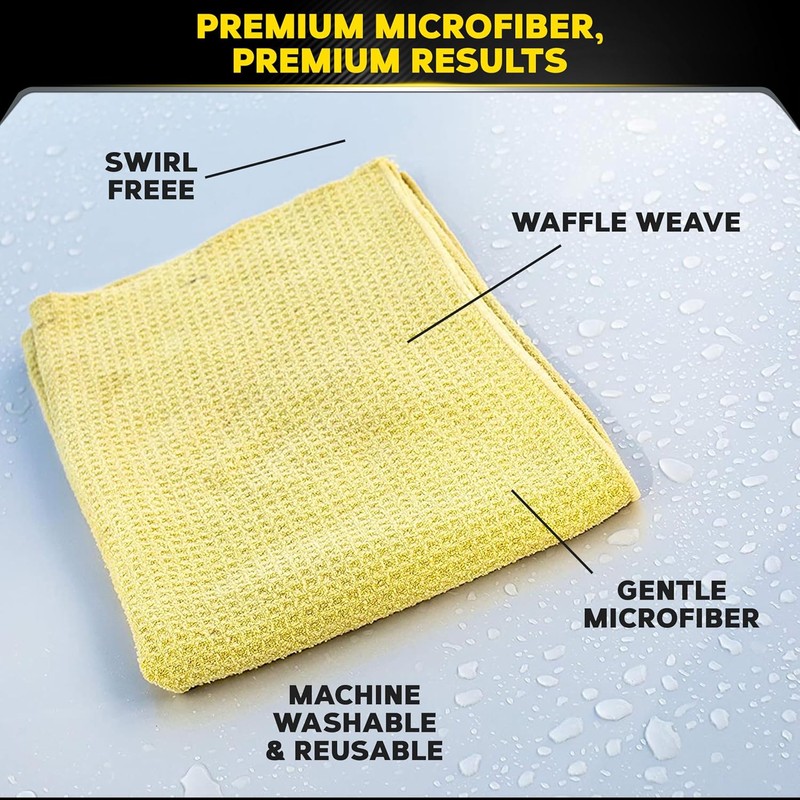 Meguiar's X2000 Toalla de Secado de Microfibra con imn de