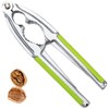 Kunovo Nutcracker for Nuts,Nut Cracker Tool for Walnut,Pecan,Macadamias,Hazelnuts, Almonds, Lobster,Crab（Green）