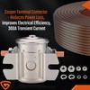 Max 200A 3 Terminal Continuous Duty Solenoid Relay for Golf