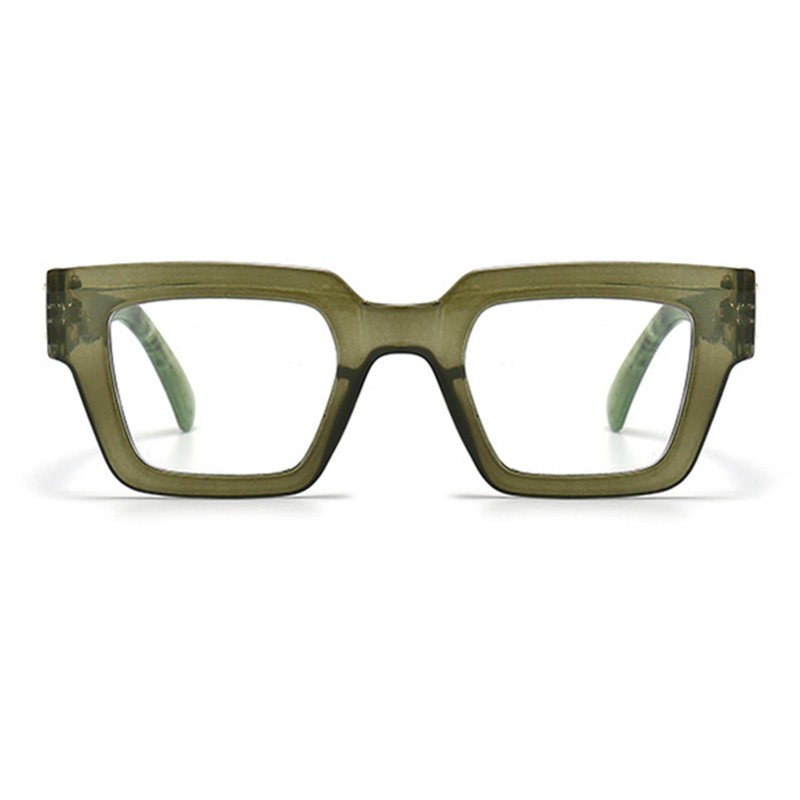 bullabulling Oprah Style Reading Glasses for Women Men, Fashion Square
