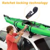 2 Pcs Ratchet Tie Down Straps with Durable Material, Adjustable