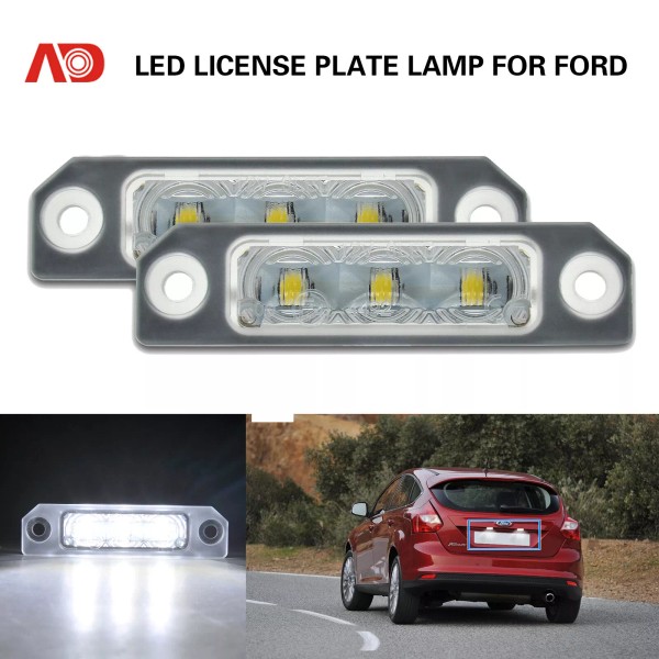 AD LED License Plate Light For Ford Mustang 10-14 FLEX