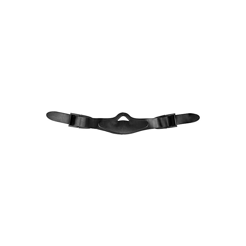 Cressi Strap & Buckles Assembly for Bonete/Tonga, Black/Black