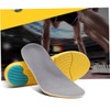 Healvian 1pair Breathable Shock-absorbent Sports Insoles Fit for Men and