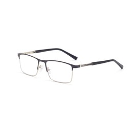 Autojouls Nearsighted Glasses for Distance with Hard Case Spring Hinge Blue Light Glasses Not Reading Glasses, C2-2.5 x