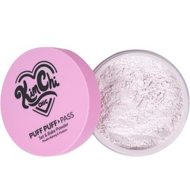 KimChi Chic Puff Puff Pass Set & Bake Powder with Rice Powder & Vitamin-E, Lightweight & Translucent Makeup, Cosmetic Setting Powder:_07 Cocoa