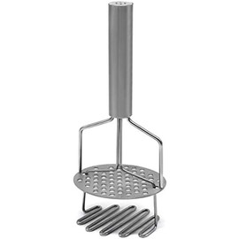 EASYNICE Potato Masher, Two-Layer Stainless Steel Potato Ricer with Built-in Strong Spring and Non-Slip Handle