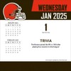Turner Sports Cleveland Browns 2025 Box Calendar (25998053035)