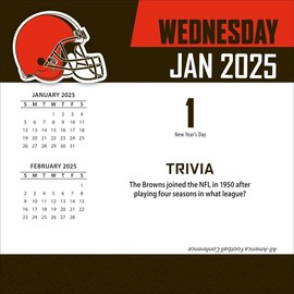 Turner Sports Cleveland Browns 2025 Box Calendar (25998053035)