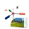 Non-Stop Spinning Wind Spinners Wind Direction Indicators Large Whirligig for