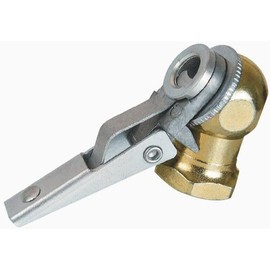 Amflo 104CA 1/4" NPT Clip-On Ball Foot Air Chuck with Built-In Shut-Off Valve