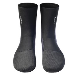 C4 ZERO Neoprene Diving Socks 1.5 mm or 3 mm Thick Freediving Diving Fishing, Black, XXL